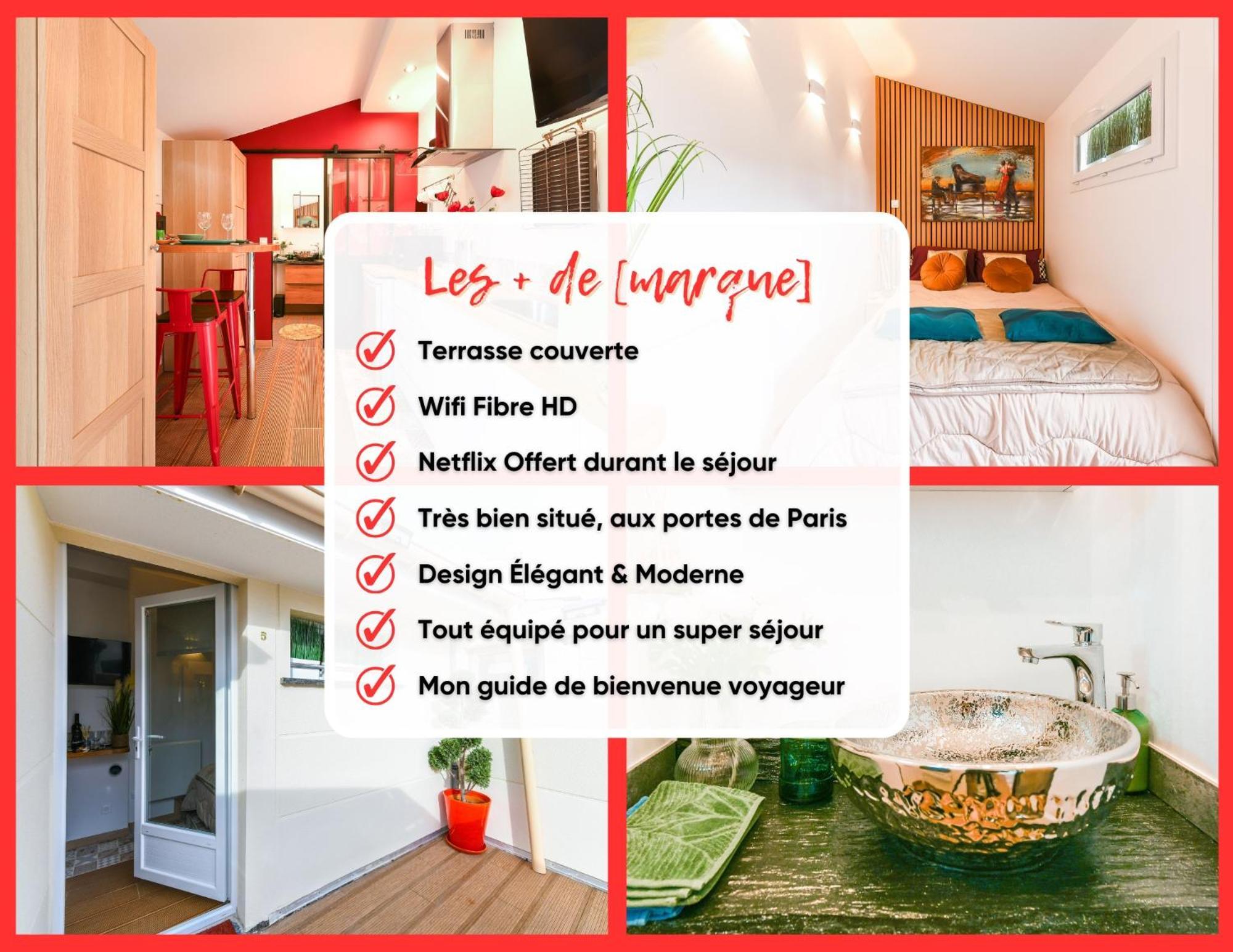 דירות פנטן Paris-Zenith-Bienvenue-Terrasse-Netflix מראה חיצוני תמונה